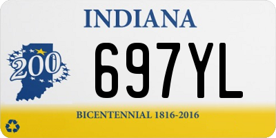 IN license plate 697YL
