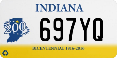 IN license plate 697YQ