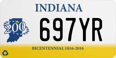 IN license plate 697YR