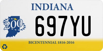 IN license plate 697YU