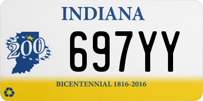 IN license plate 697YY