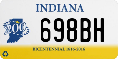 IN license plate 698BH
