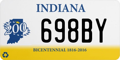 IN license plate 698BY