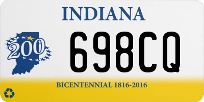 IN license plate 698CQ