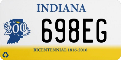 IN license plate 698EG