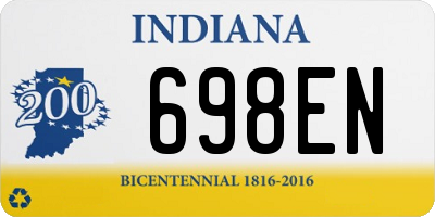 IN license plate 698EN