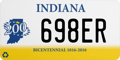 IN license plate 698ER