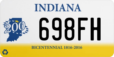 IN license plate 698FH