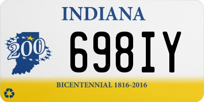 IN license plate 698IY