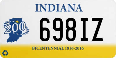 IN license plate 698IZ