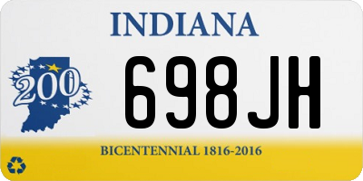 IN license plate 698JH