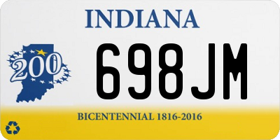 IN license plate 698JM