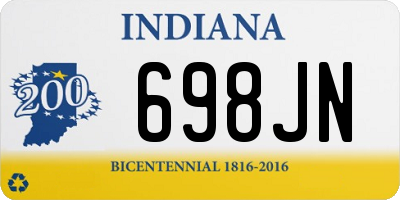IN license plate 698JN