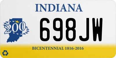 IN license plate 698JW