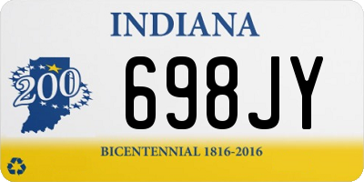 IN license plate 698JY