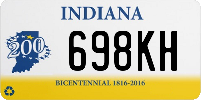 IN license plate 698KH