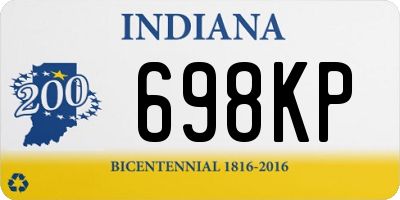 IN license plate 698KP