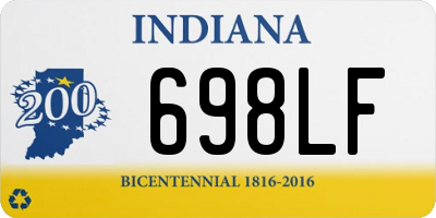 IN license plate 698LF