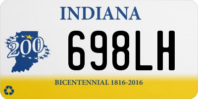 IN license plate 698LH