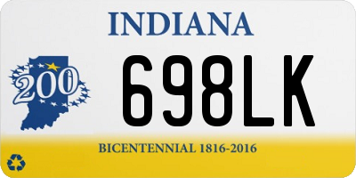 IN license plate 698LK