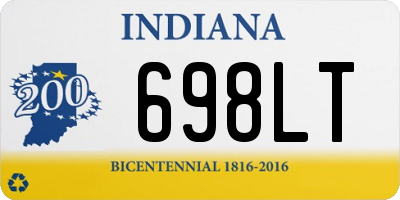 IN license plate 698LT