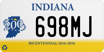 IN license plate 698MJ