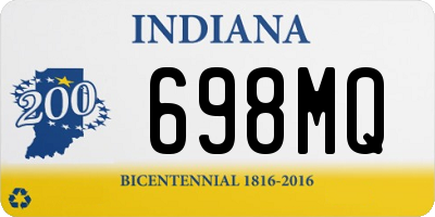 IN license plate 698MQ