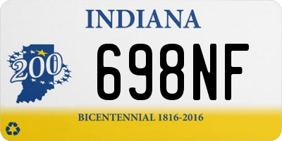 IN license plate 698NF