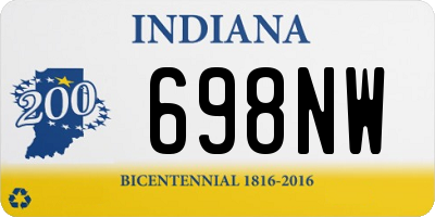 IN license plate 698NW