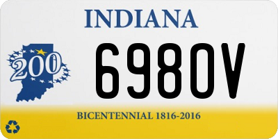 IN license plate 698OV