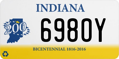 IN license plate 698OY