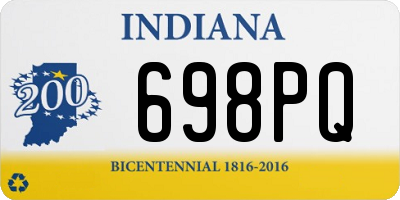IN license plate 698PQ
