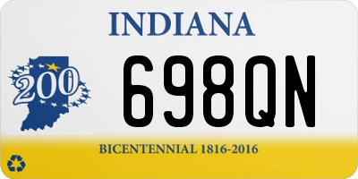 IN license plate 698QN