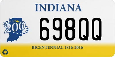 IN license plate 698QQ