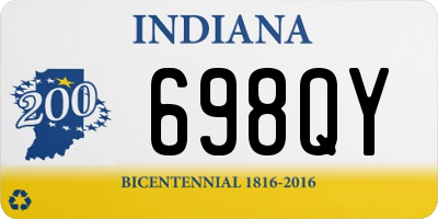 IN license plate 698QY