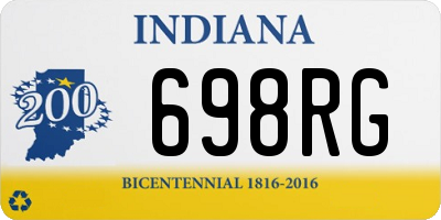 IN license plate 698RG