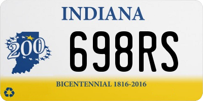 IN license plate 698RS