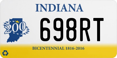 IN license plate 698RT