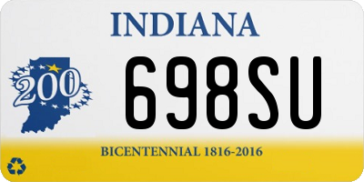 IN license plate 698SU