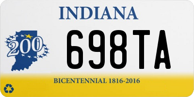 IN license plate 698TA