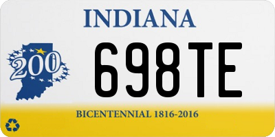 IN license plate 698TE