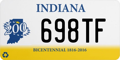 IN license plate 698TF