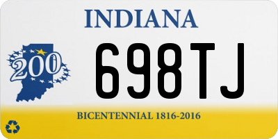 IN license plate 698TJ