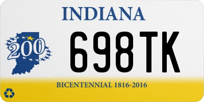 IN license plate 698TK