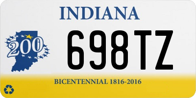 IN license plate 698TZ