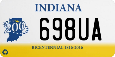 IN license plate 698UA