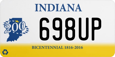 IN license plate 698UP