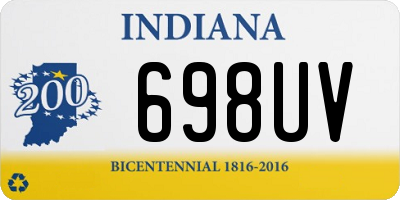 IN license plate 698UV