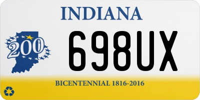 IN license plate 698UX