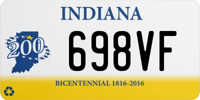 IN license plate 698VF